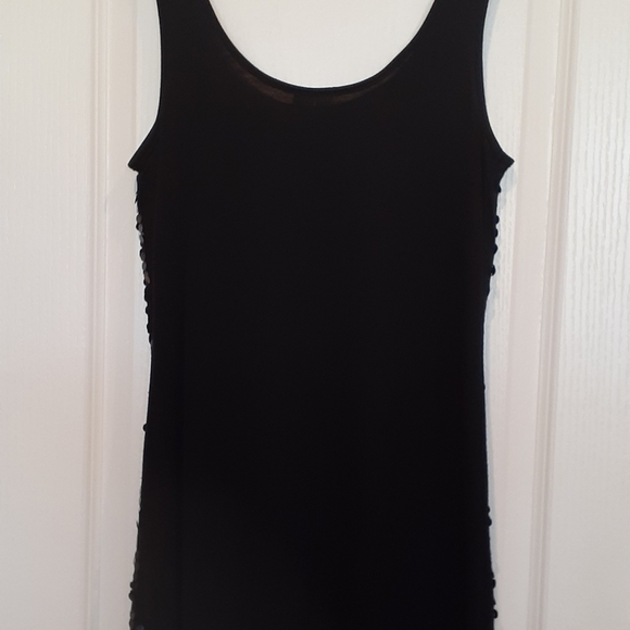 Eyeshadow Sequin Top/Dress,L Blk - Picture 4 of 4